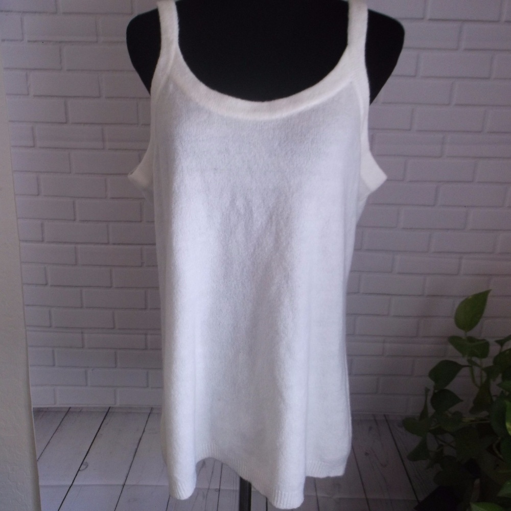 Women's White Tank Top